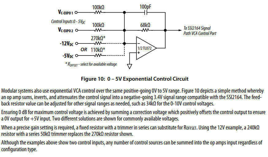 0_to_5v_exponential_control_circuit